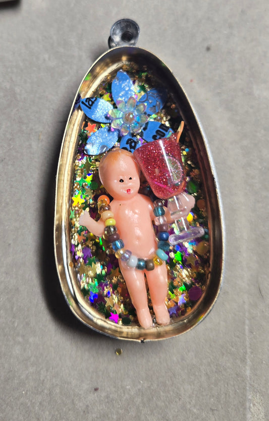 Bad Baby / Vintage Baby with Float Flower